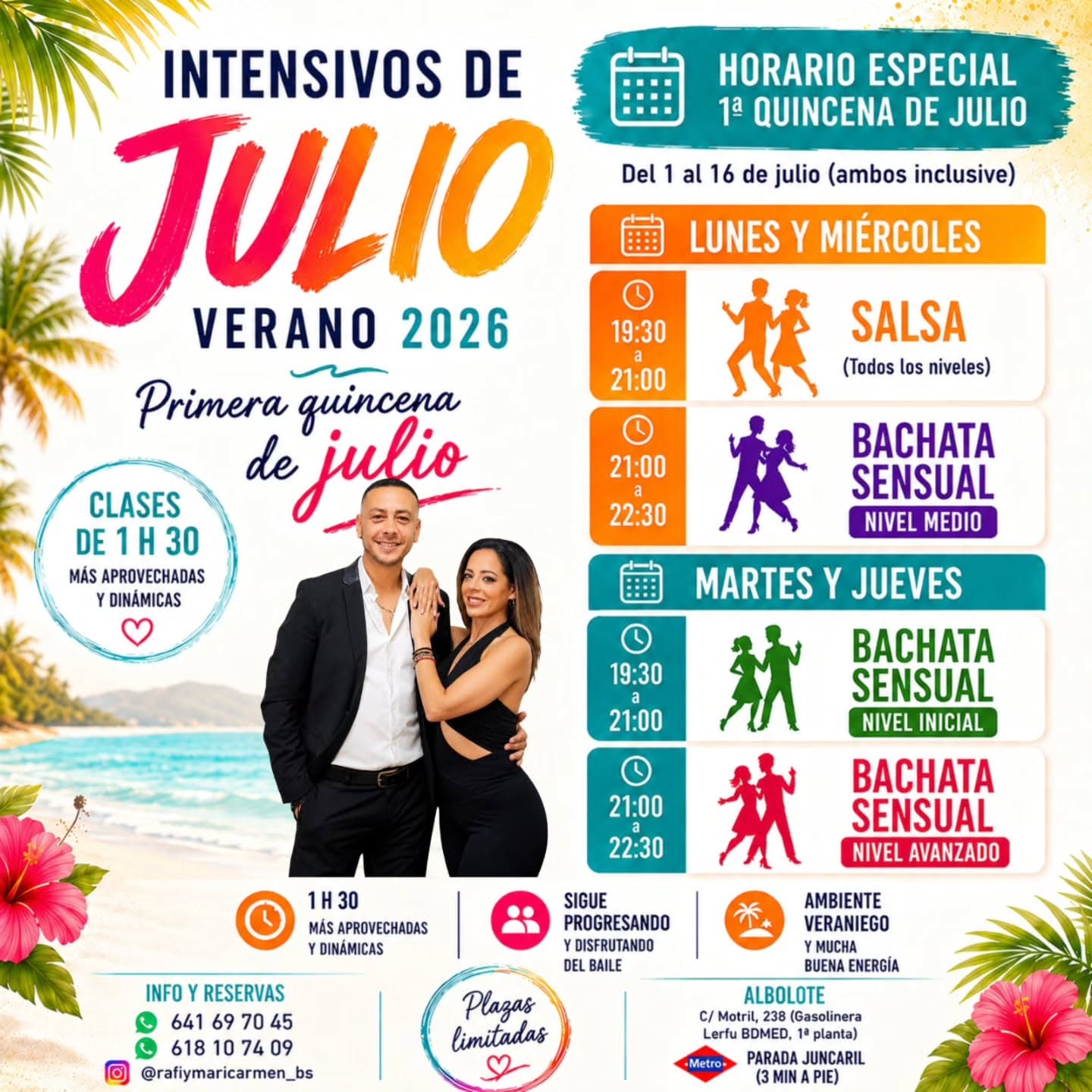 Clases de Salsa y Bachata con Mc Dance Granada. Albolote