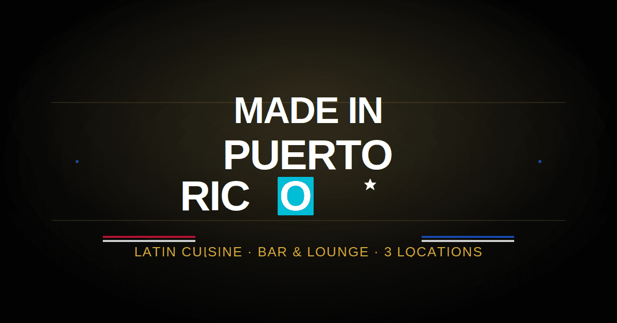 Made in Puerto Rico Latin Cuisine Bronx NY. Bronx, NY