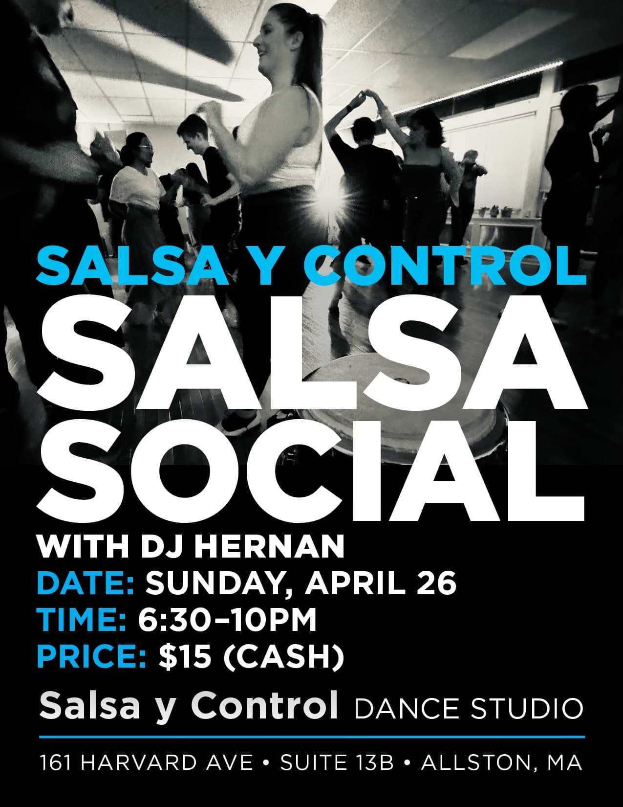 Salsa y Control Dance Studio. Boston, MA